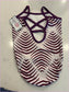 AXS Geo Criss Cross thin strap Gymnastics Leotard