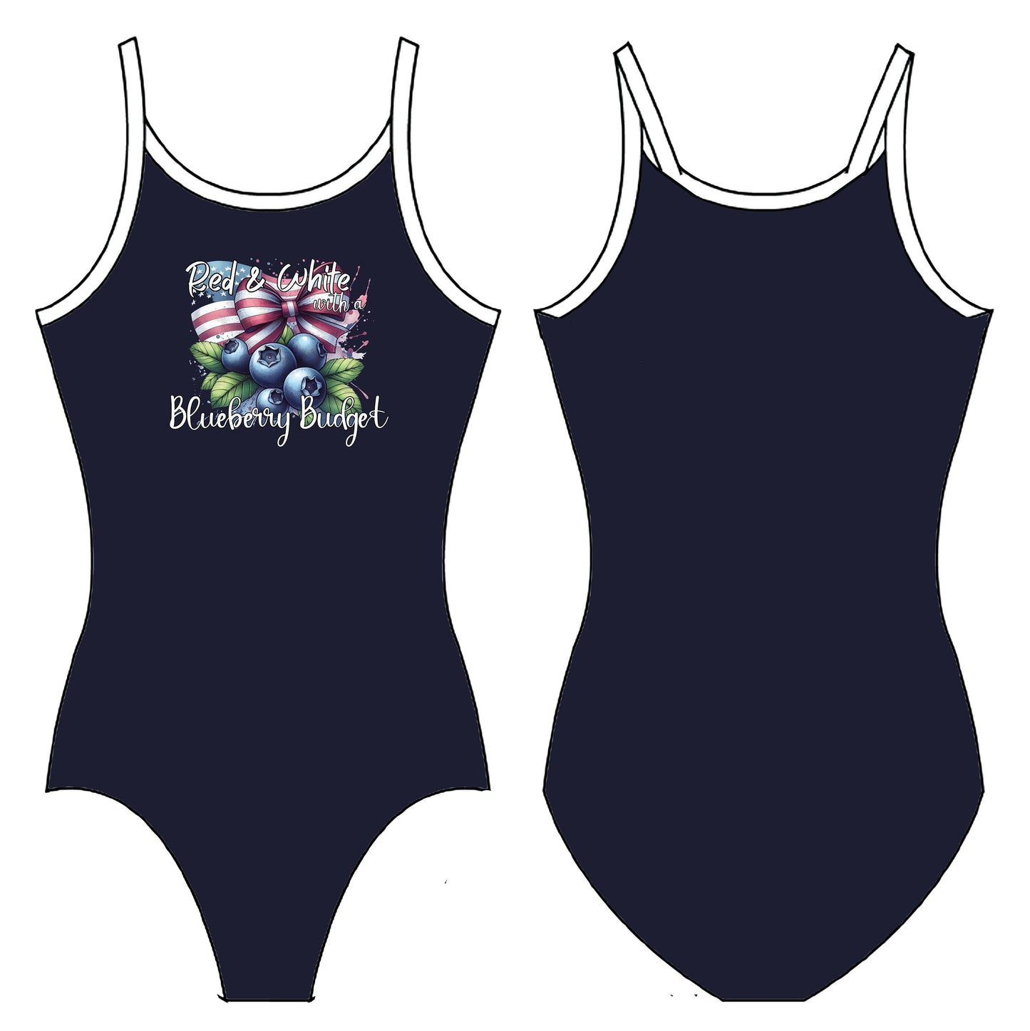BLUEBERRY BUDGET GYMNASTICS LEOTARD
