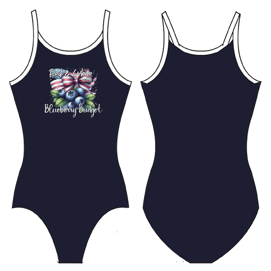 BLUEBERRY BUDGET GYMNASTICS LEOTARD