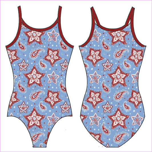 BANDANA GYMNASTICS LEOTARD - GYMNASTICS LEOTARDS