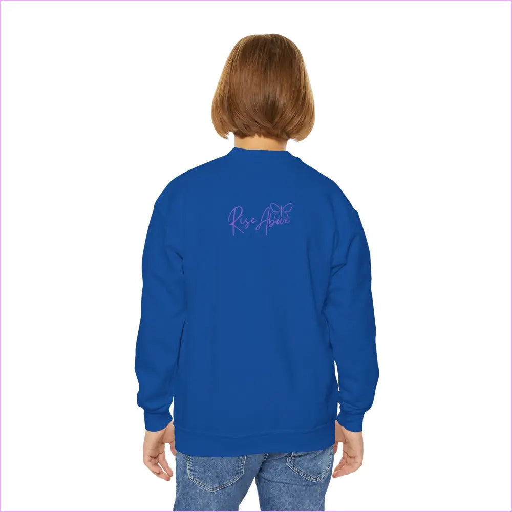 ’Bloom Your Own Way’ Inspirational Design Youth Crewneck - Kids clothes