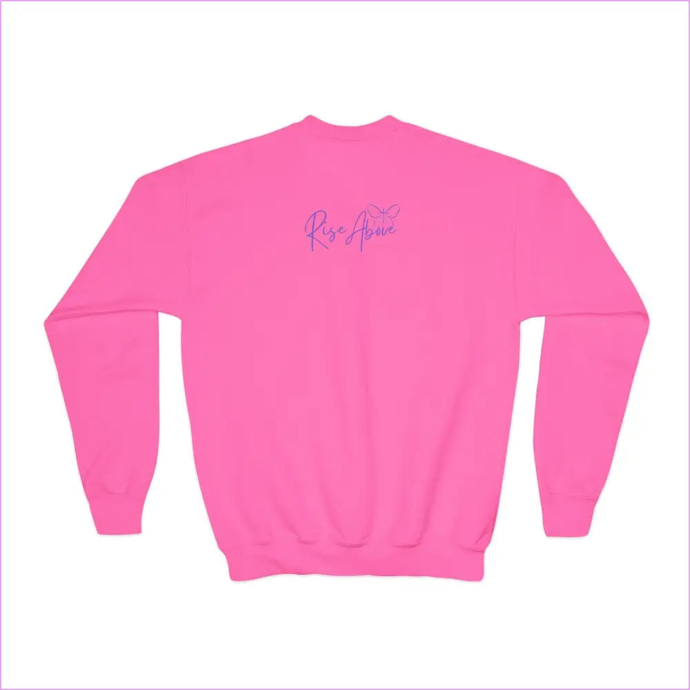 ’Bloom Your Own Way’ Inspirational Design Youth Crewneck - Kids clothes