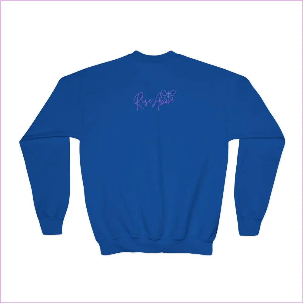 ’Bloom Your Own Way’ Inspirational Design Youth Crewneck - Kids clothes