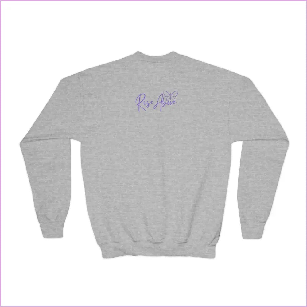 ’Bloom Your Own Way’ Inspirational Design Youth Crewneck - Kids clothes