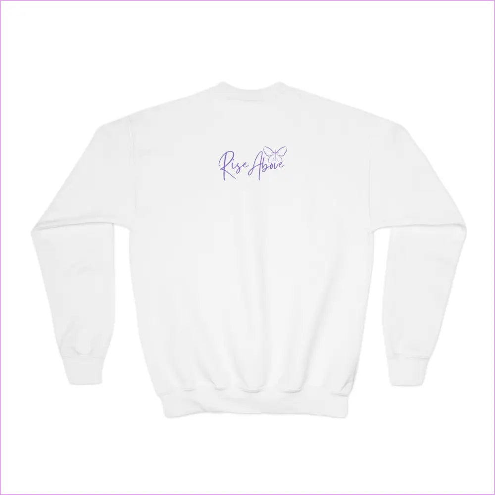 ’Bloom Your Own Way’ Inspirational Design Youth Crewneck - Kids clothes