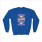 ’Bloom Your Own Way’ Inspirational Design Youth Crewneck - Royal / XS - Kids clothes