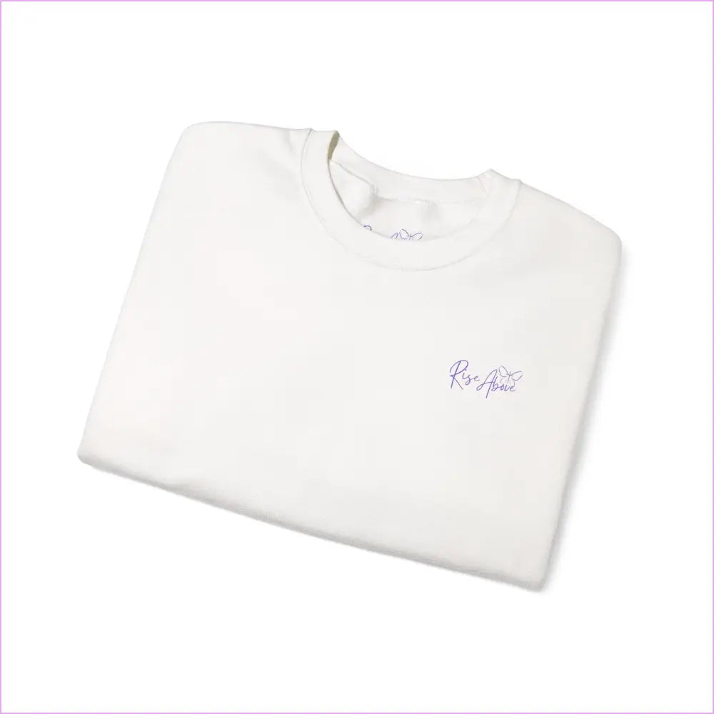 Bloom Your Own Way Unisex Heavy Blend™ Crewneck Sweatshirt - Inspirational Floral Design - Sweatshirt