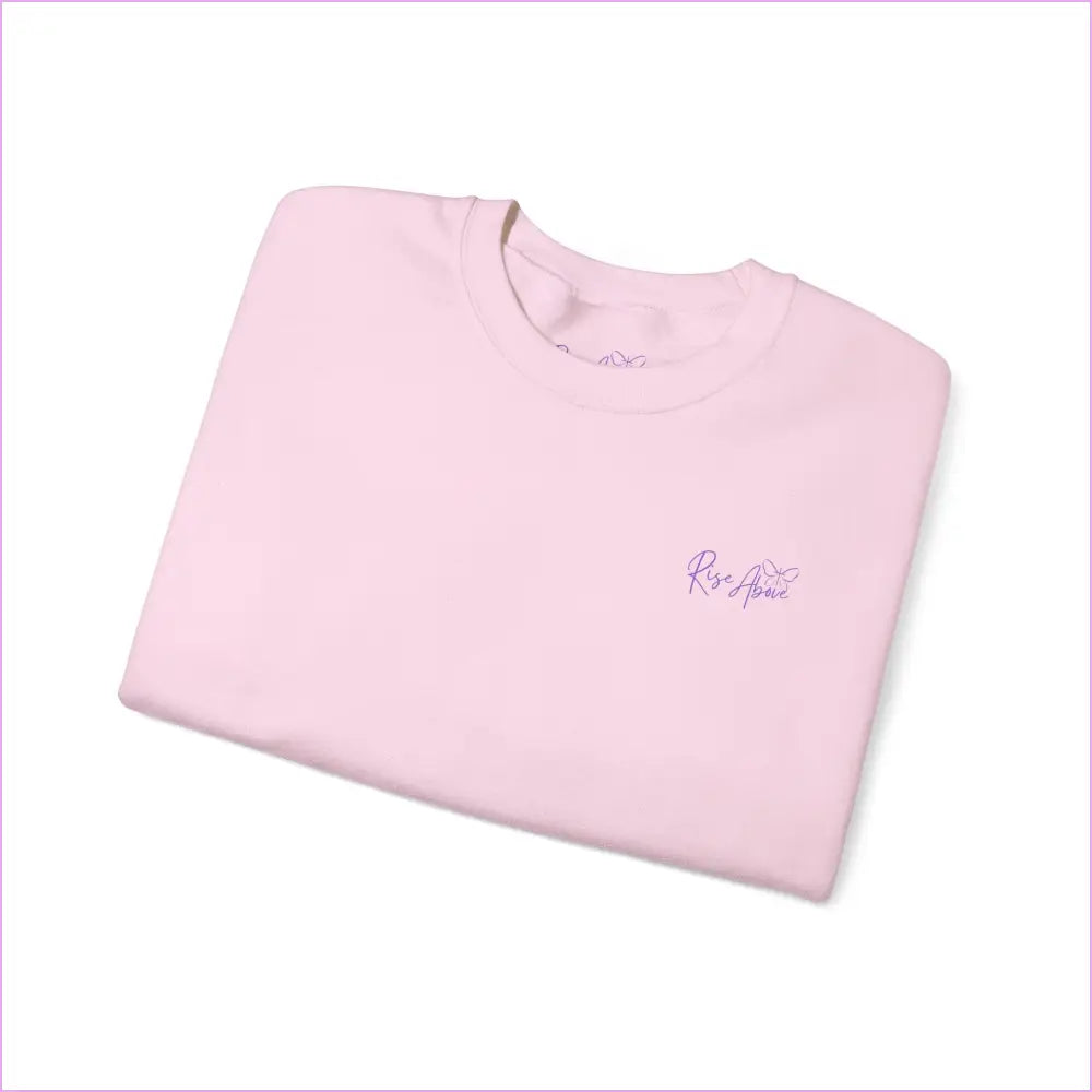 Bloom Your Own Way Unisex Heavy Blend™ Crewneck Sweatshirt - Inspirational Floral Design - Sweatshirt