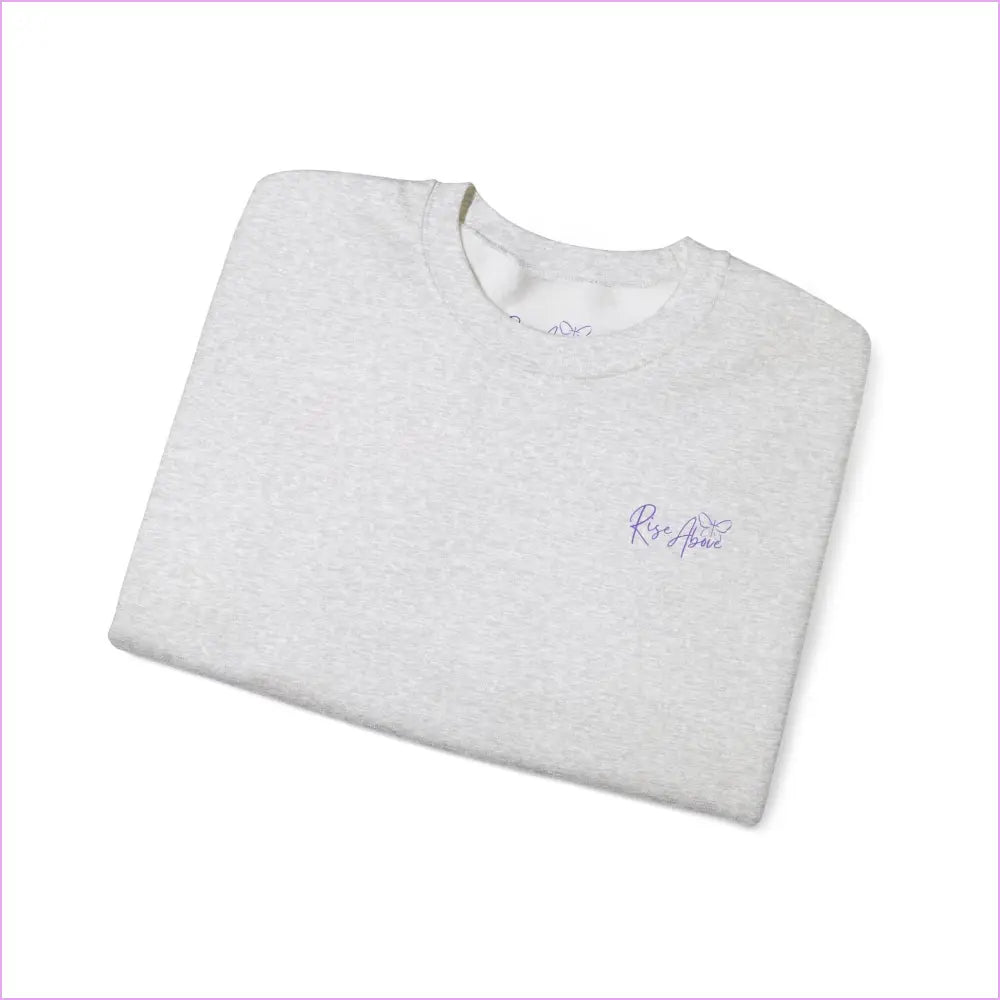 Bloom Your Own Way Unisex Heavy Blend™ Crewneck Sweatshirt - Inspirational Floral Design - Sweatshirt