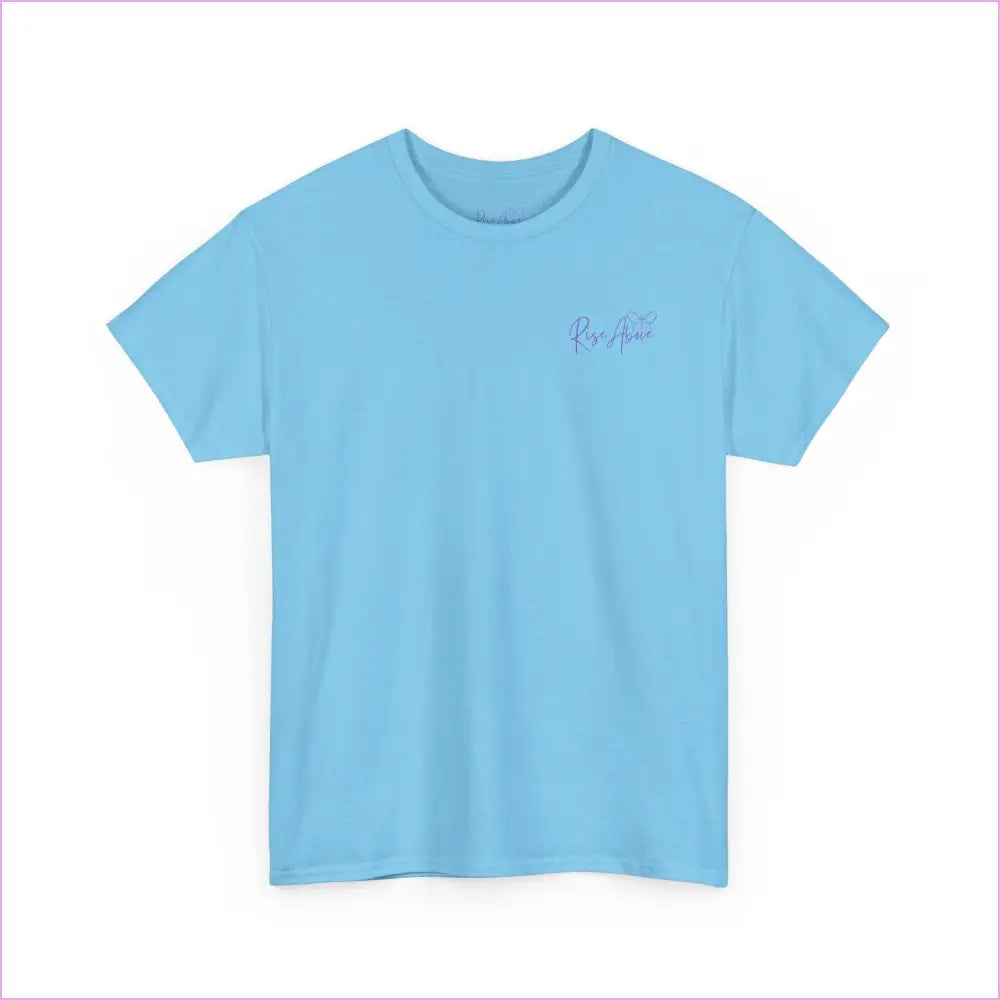 Bloom Your Own Way Unisex Heavy Cotton Tee - Inspirational Floral Design - T-Shirt