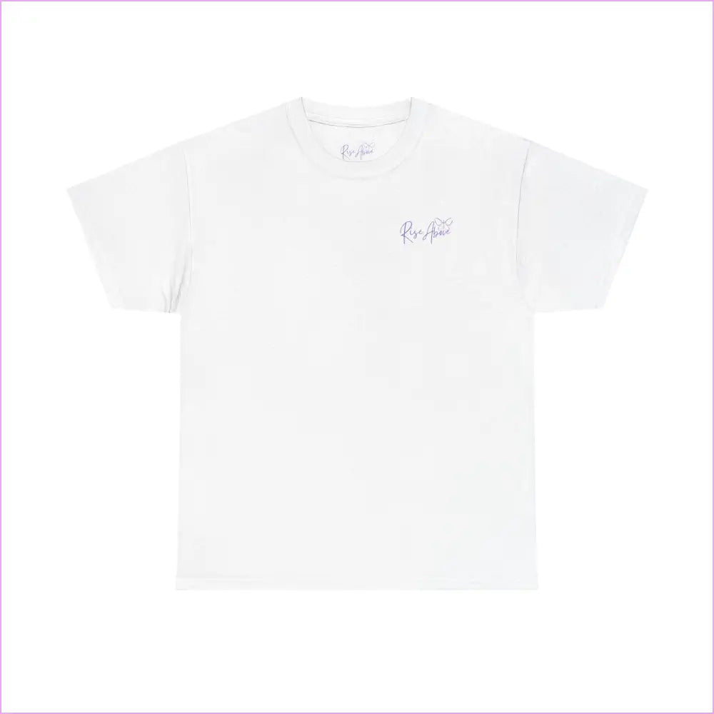 Bloom Your Own Way Unisex Heavy Cotton Tee - Inspirational Floral Design - White / S - T-Shirt