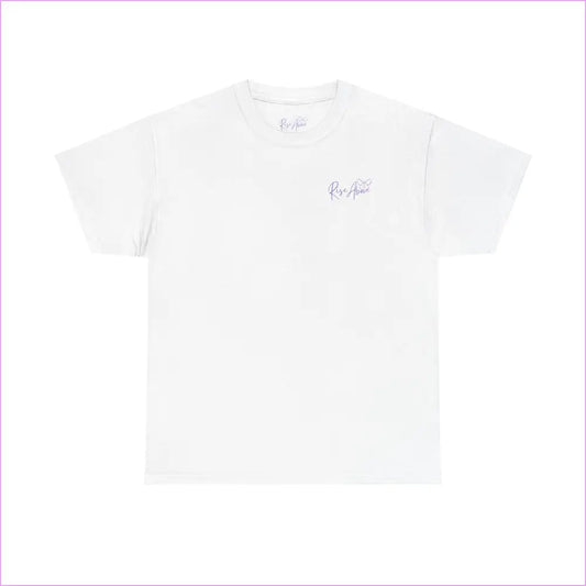 Bloom Your Own Way Unisex Heavy Cotton Tee - Inspirational Floral Design - White / S - T-Shirt