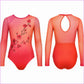 BLOSSOM BLAZE GYMNASTICS COMPETITION LEOTARD - GYMNASTICS LEOTARDS