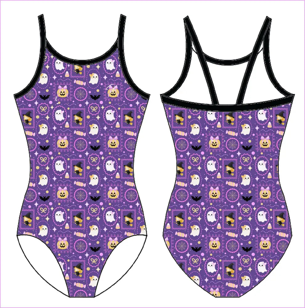 BOO PARTY GYMNASTICS LEOTARD - GYMNASTICS LEOTARDS