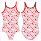BUBBLES AND SANTA GYMNASTICS LEOTARD - GYMNASTICS LEOTARDS