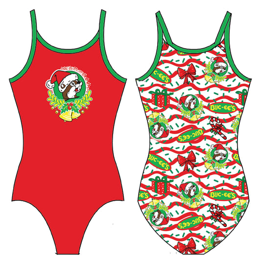 BUC-EES CHRISTMAS GYMNASTICS LEOTARD