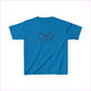 BUTTERFLY LOGO Kids Heavy Cotton™ Tee - XS / Sapphire - Kids clothes