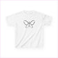 BUTTERFLY LOGO Kids Heavy Cotton™ Tee - XS / White - Kids clothes