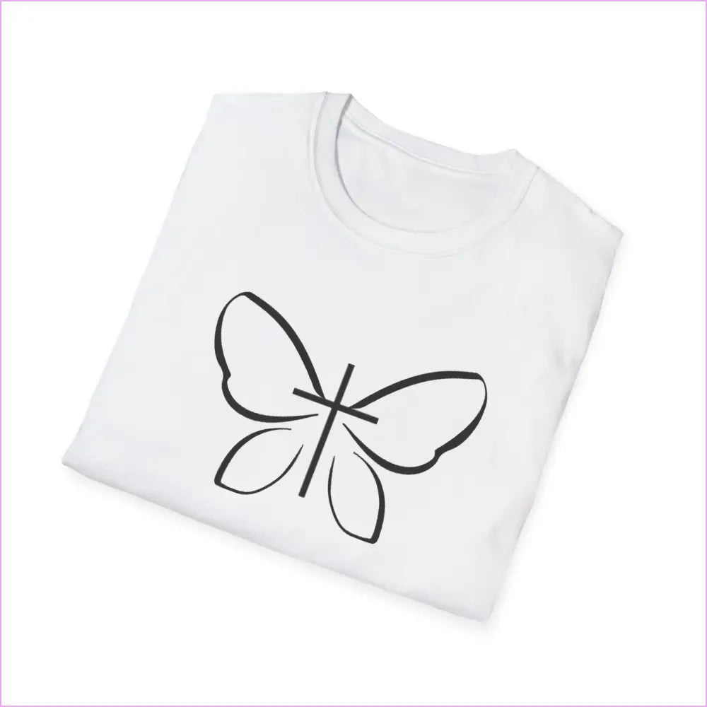 BUTTERFLY LOGO Unisex Softstyle T-Shirt - T-Shirt