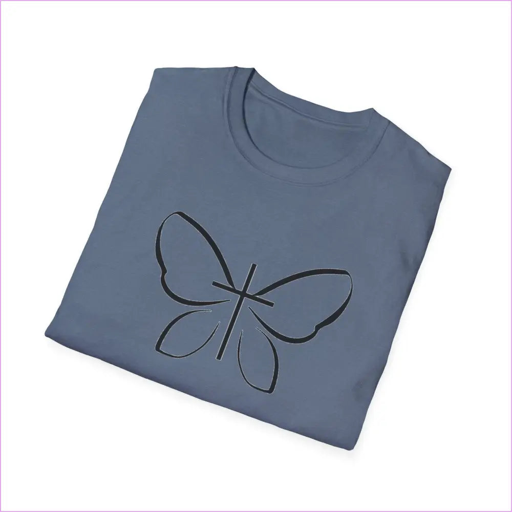 BUTTERFLY LOGO Unisex Softstyle T-Shirt - T-Shirt