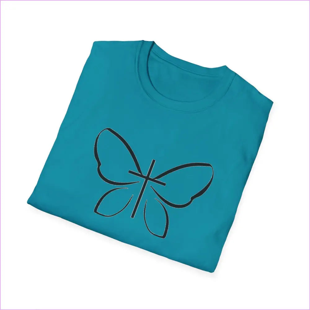 BUTTERFLY LOGO Unisex Softstyle T-Shirt - T-Shirt