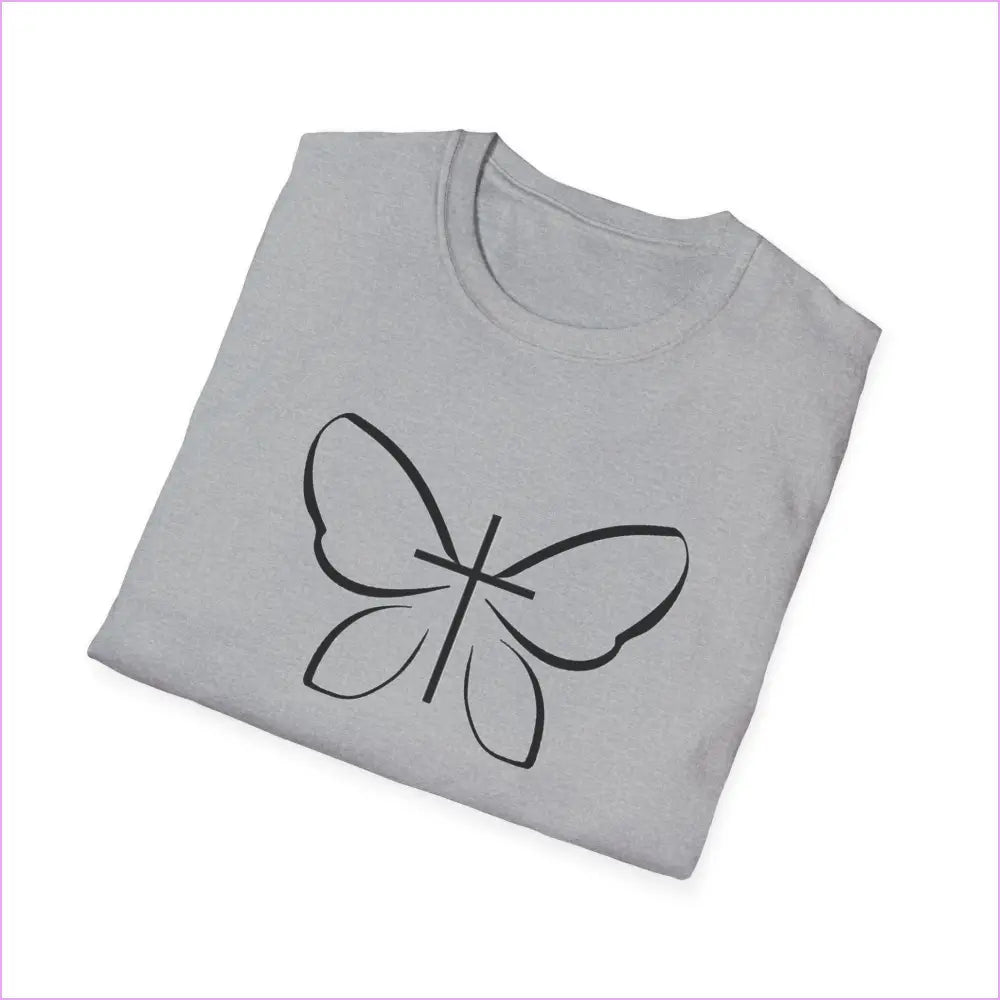 BUTTERFLY LOGO Unisex Softstyle T-Shirt - T-Shirt