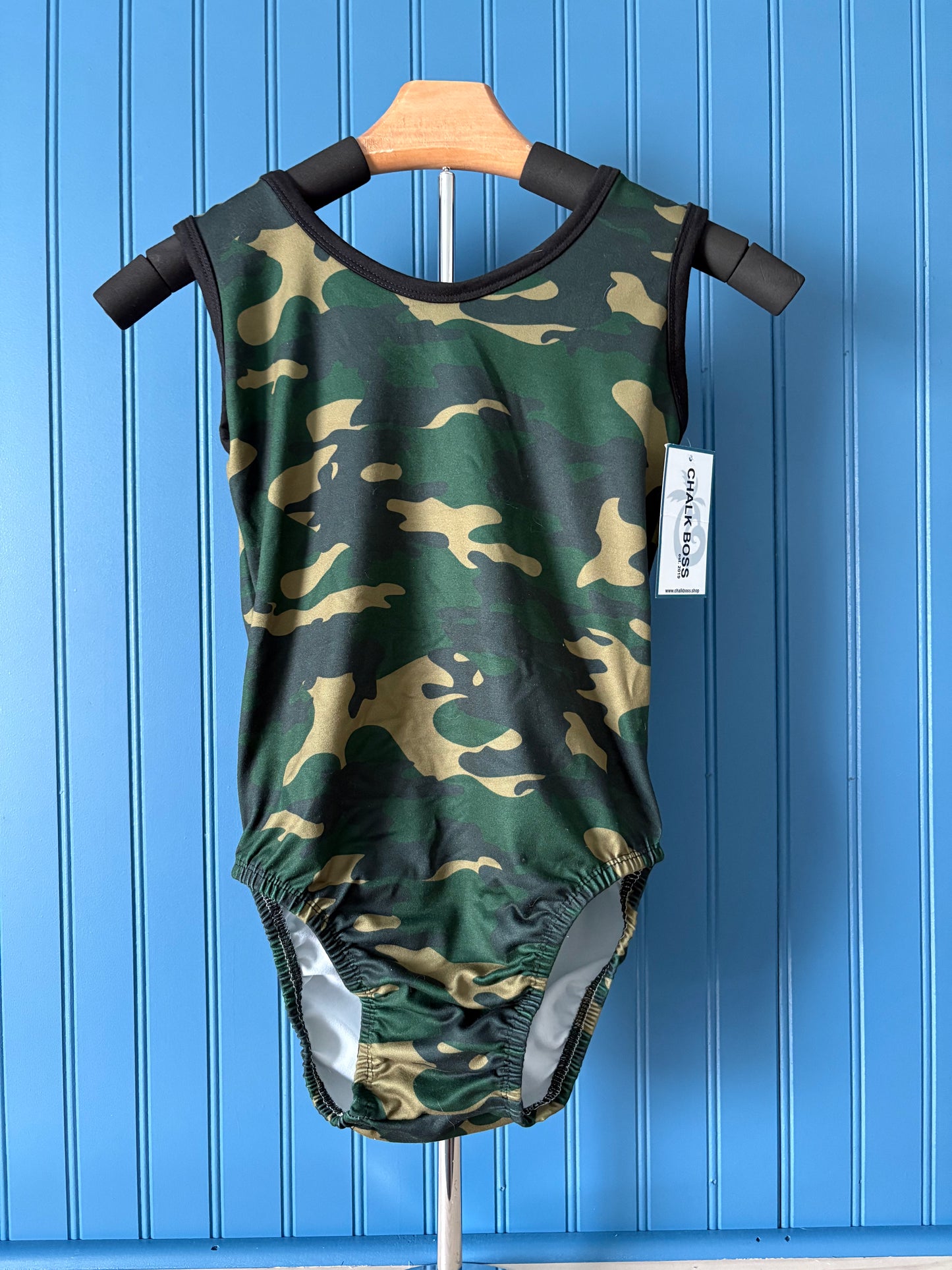 AS Tank Camo Gymnastics leotard