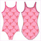 CANDY CANE LANE GYMNASTICS LEOTARD - GYMNASTICS LEOTARDS