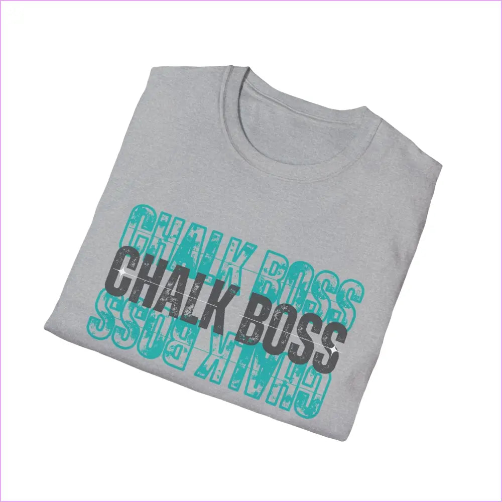 CHALK BOSS ADULT Unisex Softstyle T-Shirt - Sport Grey / S - T-Shirt