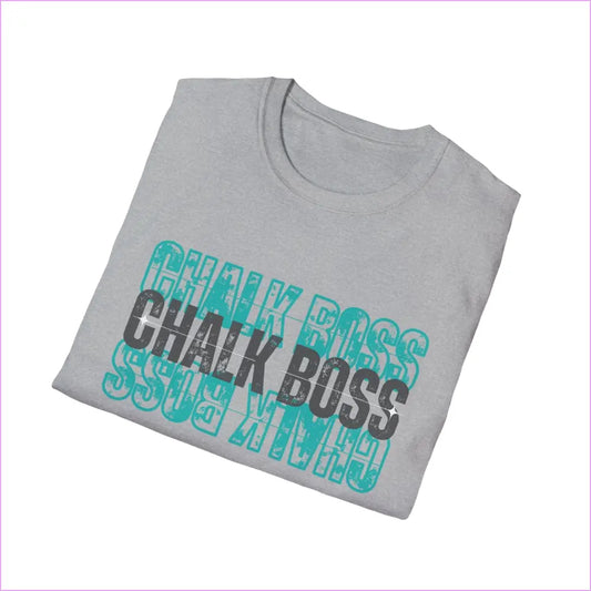 CHALK BOSS ADULT Unisex Softstyle T-Shirt - Sport Grey / S - T-Shirt