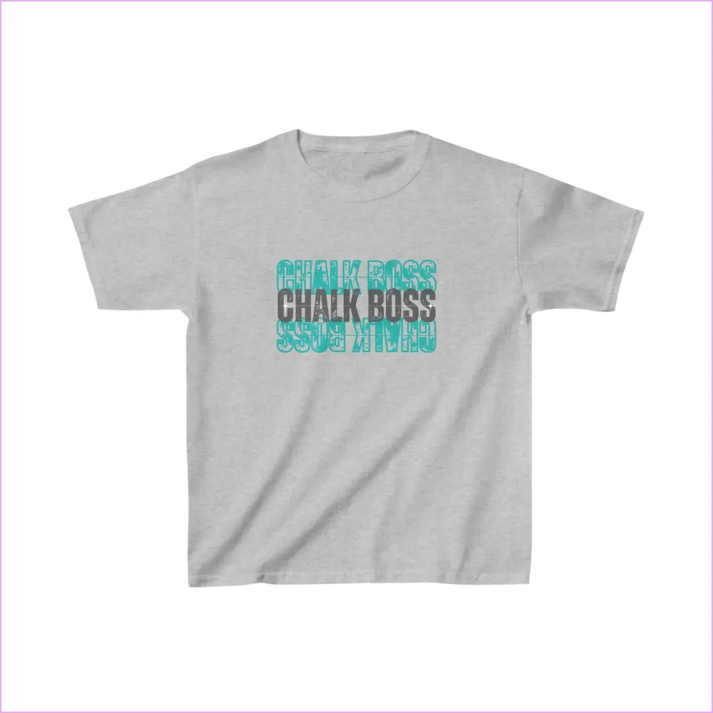 CHALK BOSS Kids Heavy Cotton™ Tee - XS / Sport Grey - Kids clothes