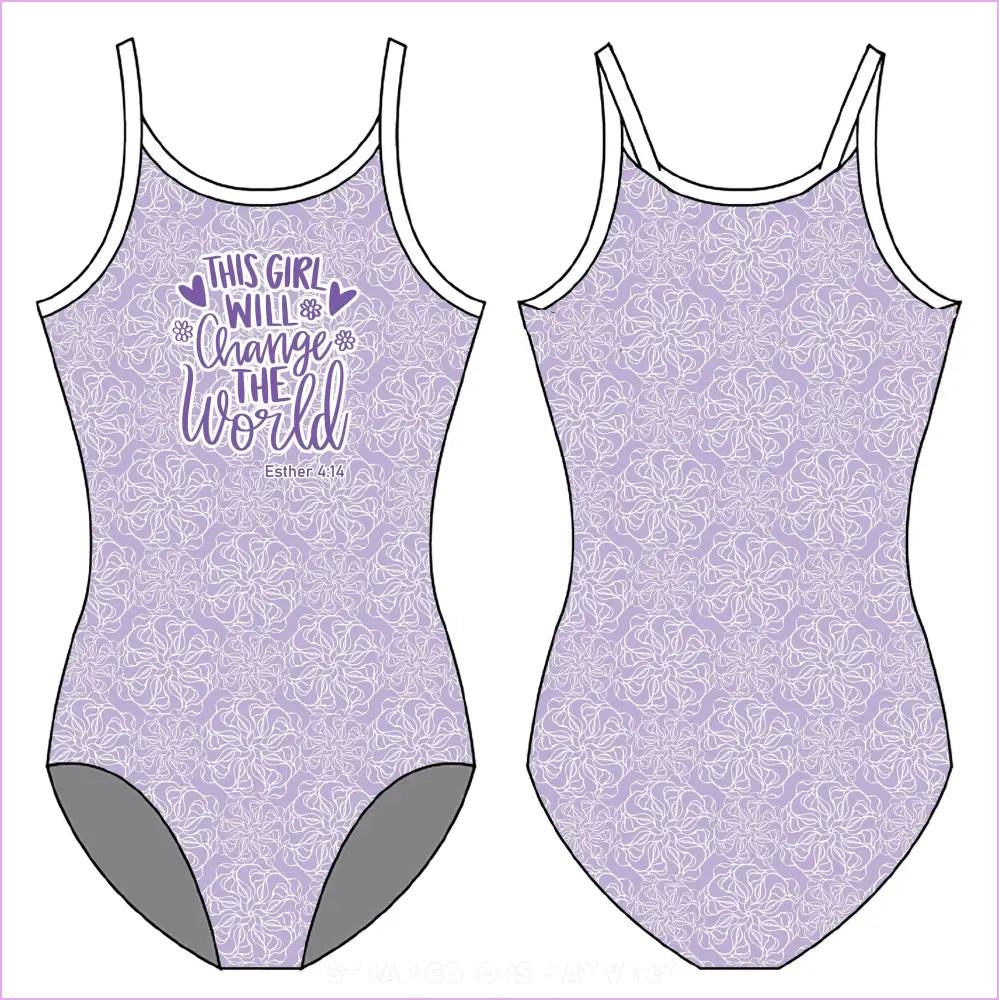 CHANGE THE WORLD GYMNASTICS LEOTARD - GYMNASTICS LEOTARDS