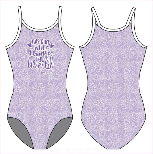 CHANGE THE WORLD GYMNASTICS LEOTARD - GYMNASTICS LEOTARDS