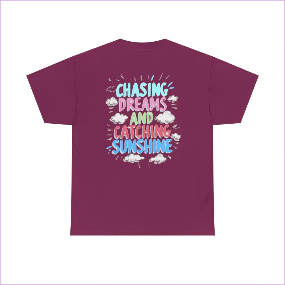 Chasing Dreams Unisex Heavy Cotton Tee - Inspirational Graphic Shirt - T-Shirt