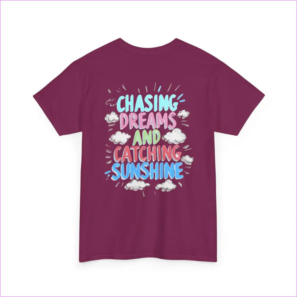 Chasing Dreams Unisex Heavy Cotton Tee - Inspirational Graphic Shirt - T-Shirt