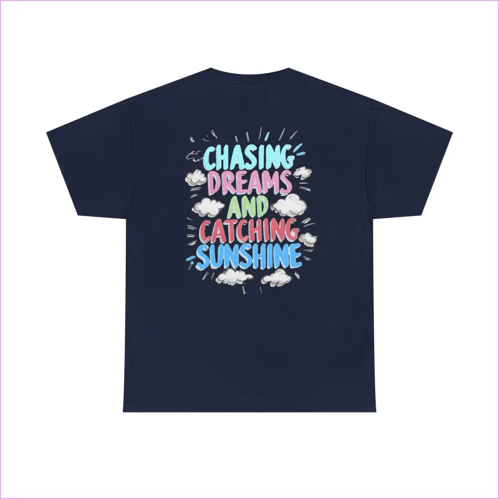 Chasing Dreams Unisex Heavy Cotton Tee - Inspirational Graphic Shirt - T-Shirt