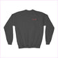 Chasing Dreams Youth Crewneck Sweatshirt - Catching Sunshine Design - Dark Heather / S - Kids clothes