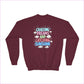 Chasing Dreams Youth Crewneck Sweatshirt - Catching Sunshine Design - Kids clothes