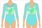 COASTAL CROWN GYMNASTICS COMPETITION LEOTARD - GYMNASTICS LEOTARDS