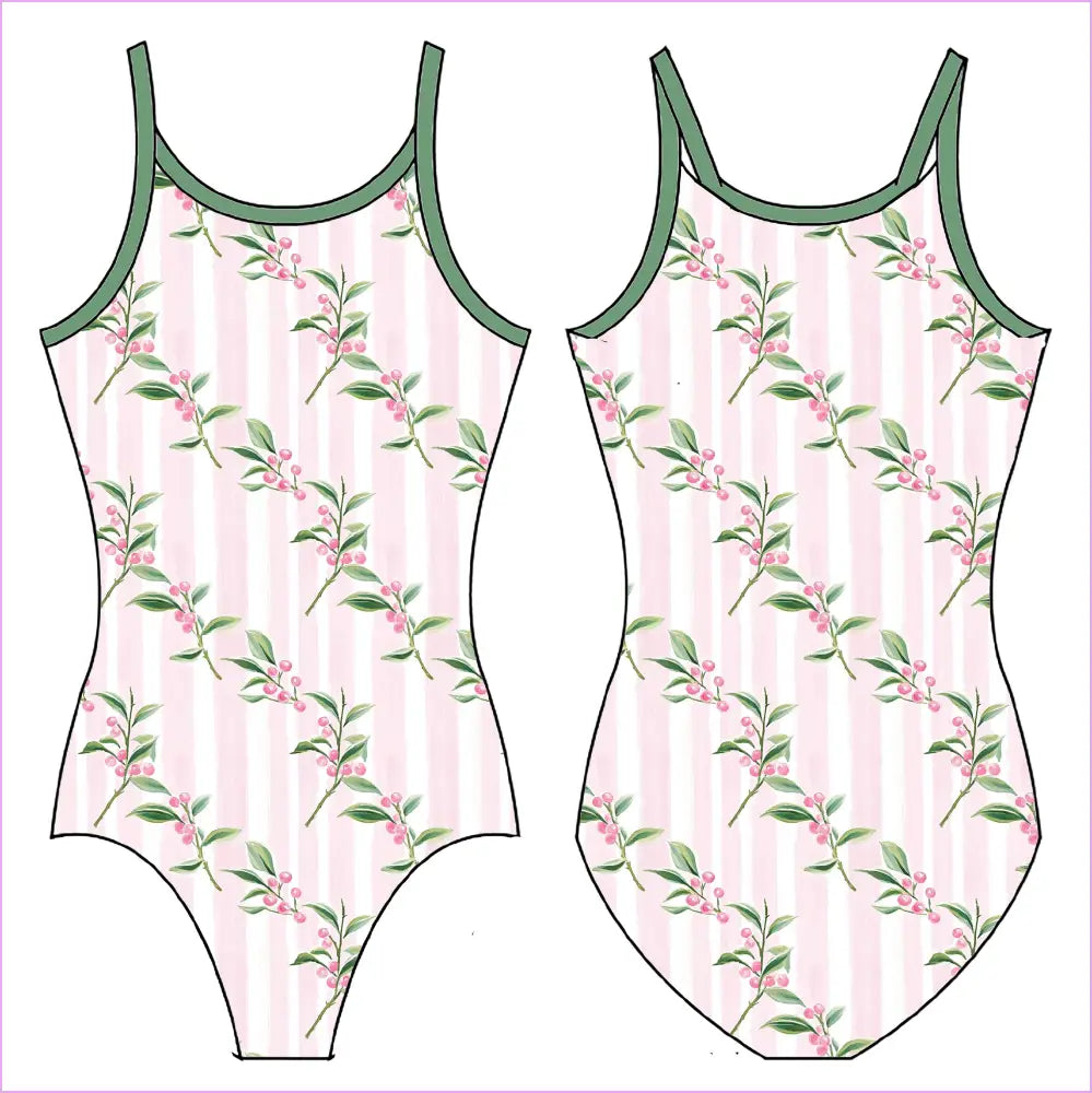 COASTAL HOLLY GYMNASTICS LEOTARD - GYMNASTICS LEOTARDS