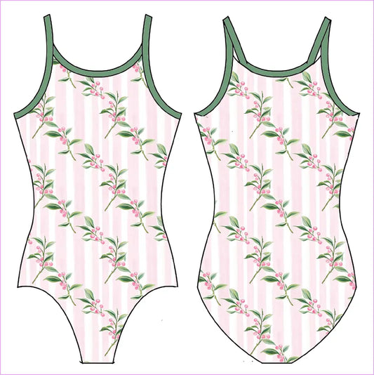 COASTAL HOLLY GYMNASTICS LEOTARD - GYMNASTICS LEOTARDS