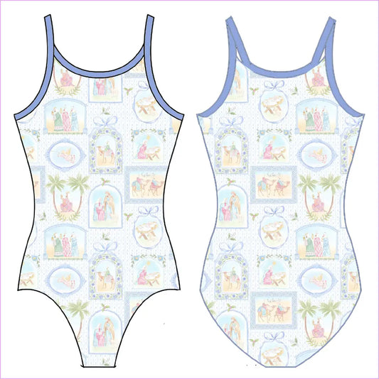 COASTAL NATIVITY GYMNASTICS LEOTARD - GYMNASTICS LEOTARDS