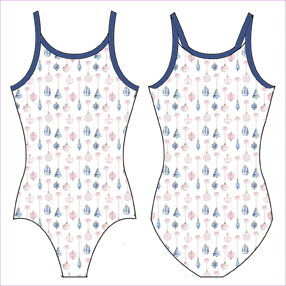 COASTAL PREP ORNAMENTS GYMNASTICS LEOTARD - GYMNASTICS LEOTARDS