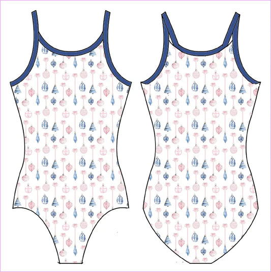 COASTAL PREP ORNAMENTS GYMNASTICS LEOTARD - GYMNASTICS LEOTARDS