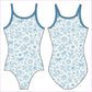 COASTAL ROSE GARDEN GYMNASTICS LEOTARD - GYMNASTICS LEOTARDS