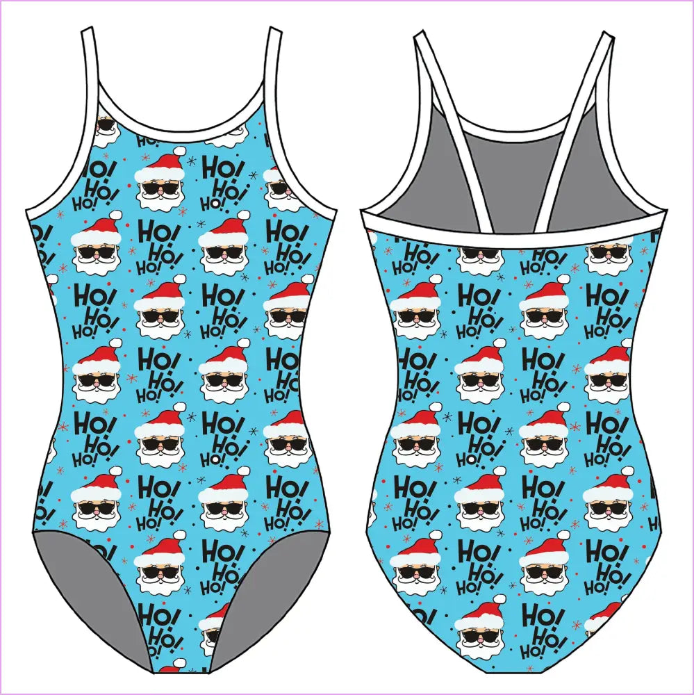 COOL SANTA GYMNASTICS LEOTARD - GYMNASTICS LEOTARDS