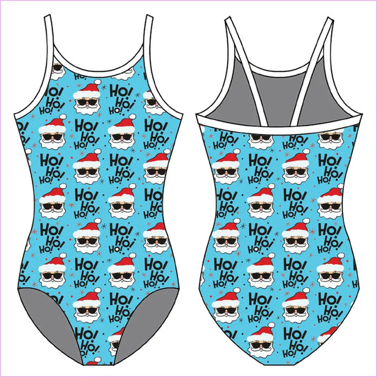 COOL SANTA GYMNASTICS LEOTARD - GYMNASTICS LEOTARDS