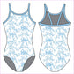 COQUETTE BLUE GYMNASTICS LEOTARD - GYMNASTICS LEOTARDS