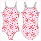 COQUETTE HEARTS GYMNASTICS LEOTARD - GYMNASTICS LEOTARDS