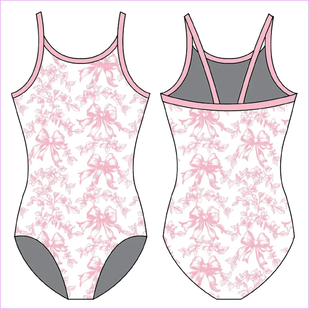 COQUETTE PINK GYMNASTICS LEOTARD - GYMNASTICS LEOTARDS